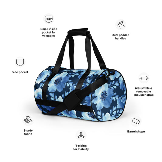 All-over print gym bag