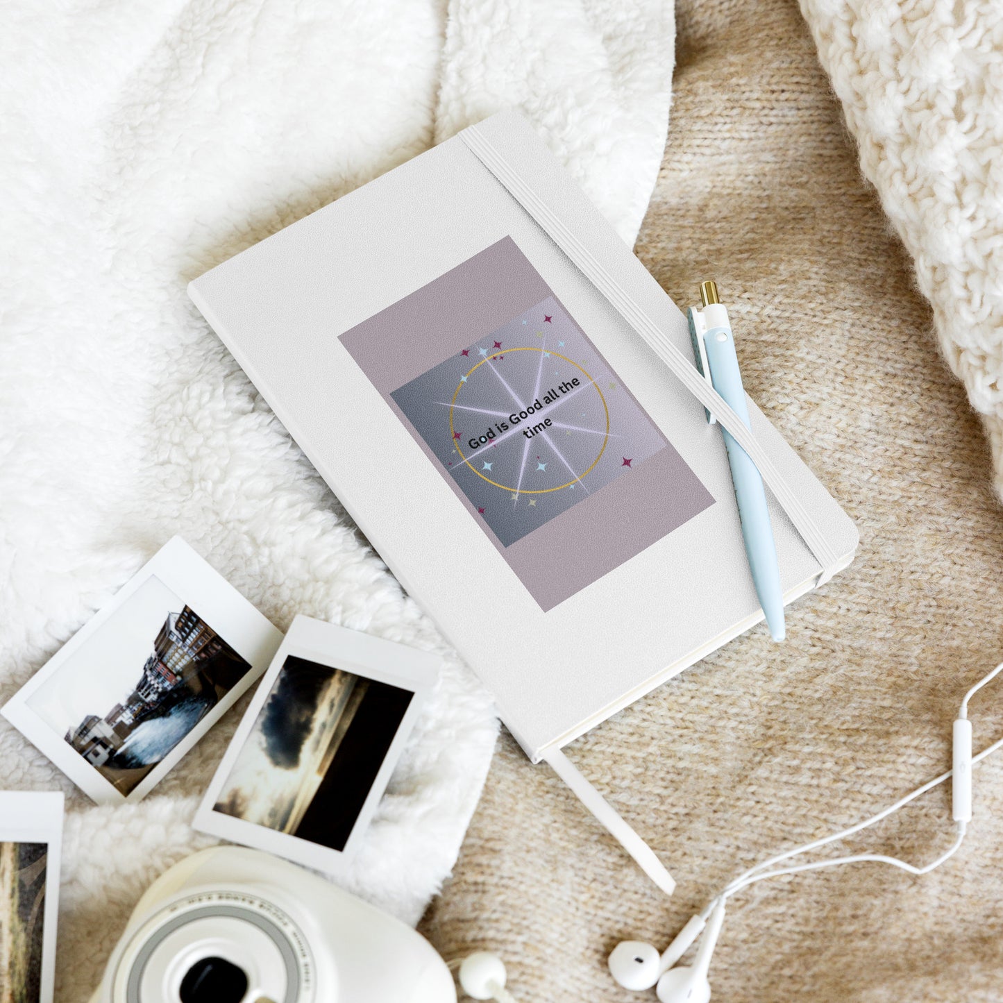 Hardcover bound notebook
