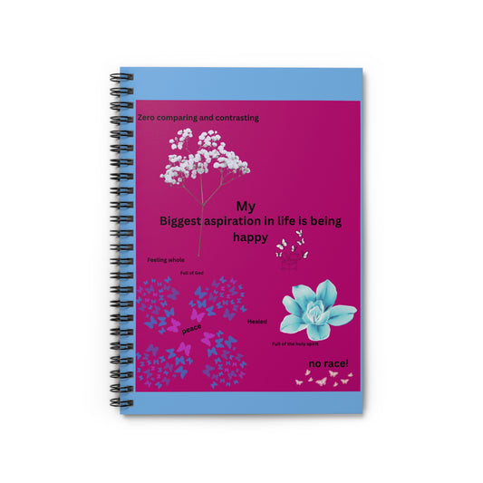 Vibrant Inspirational Spiral Notebook - Gratitude Journal, School Supplies, Gift for Writers, Motivation Tracker, Self-Care Journal, [...]