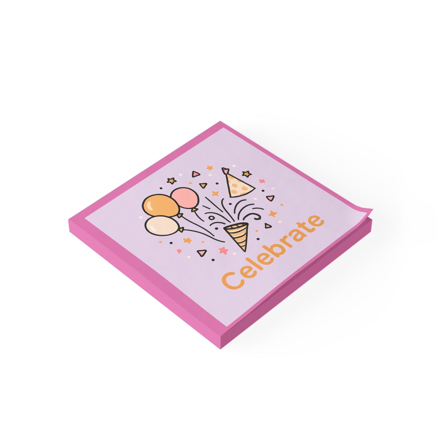 Celebrate-Themed Post-it® Note Pads | Fun for Birthdays, Anniversaries, Events, Organization, Parties