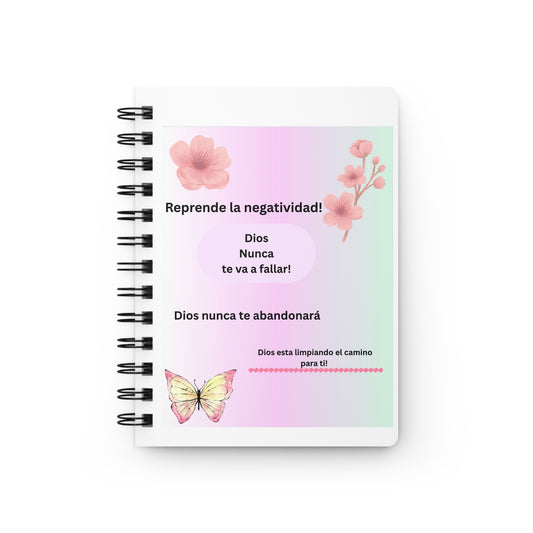 Inspirational Spiral Bound Journal with Positive Affirmations, Perfect for Self-Reflection, Prayer, Gratitude, Mindfulness, Motivation