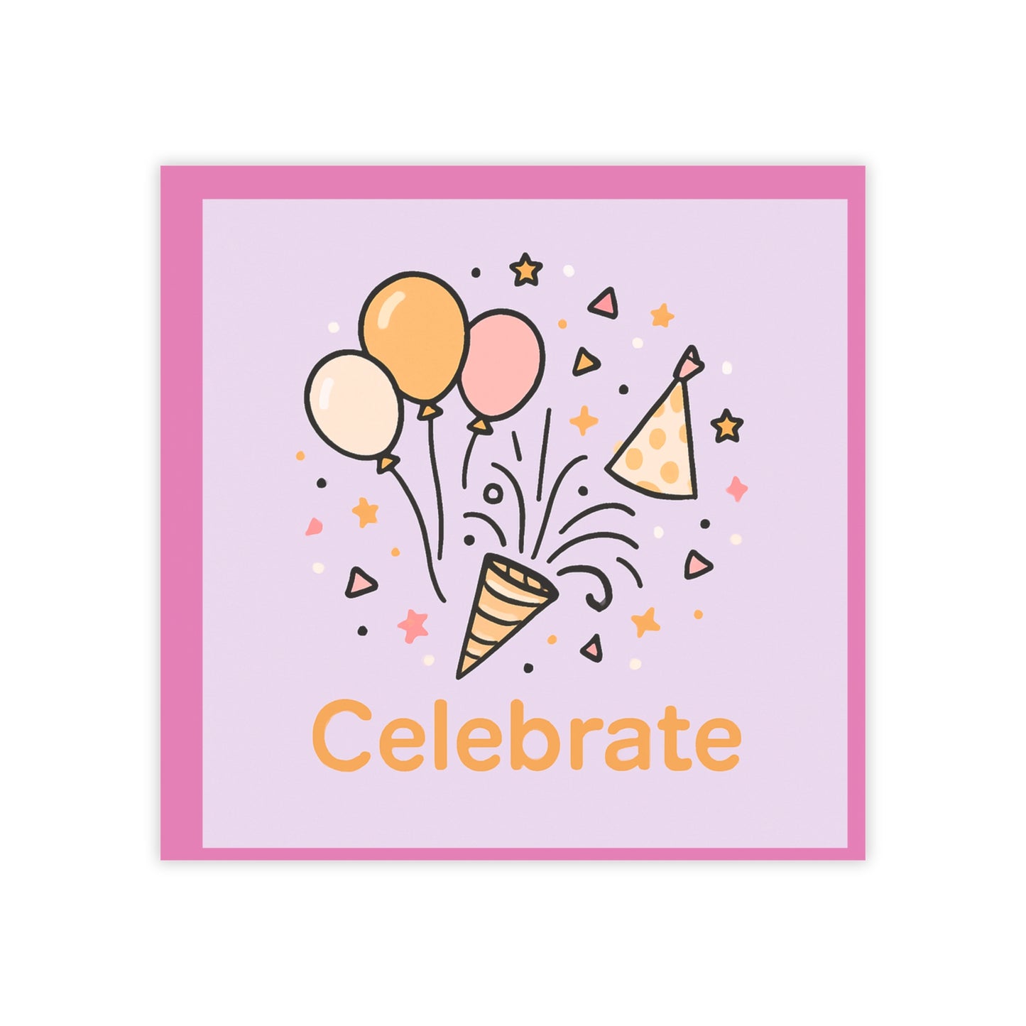 Celebrate-Themed Post-it® Note Pads | Fun for Birthdays, Anniversaries, Events, Organization, Parties
