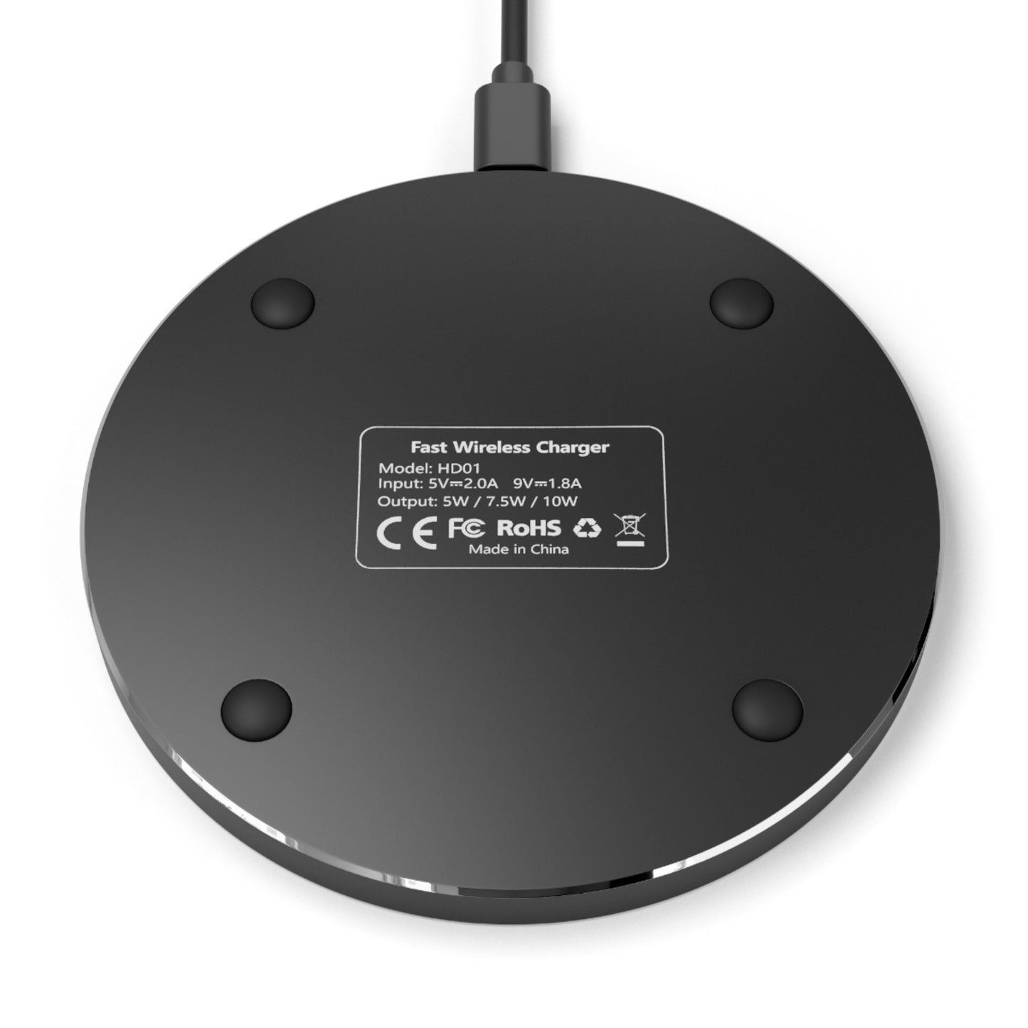 Legal Name Change Wireless Charger, Personalized Tech Gift, Office Decor, Graduation Gift, Inspirational Charging Pad
