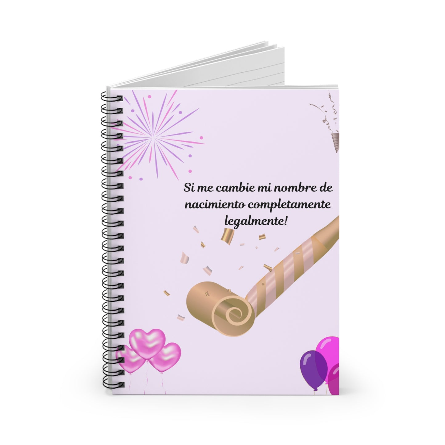 Celebration Spiral Notebook - Fun Party Design for Special Occasions, Birthday Gift, Journaling, School Supplies, Planner, Notetaking