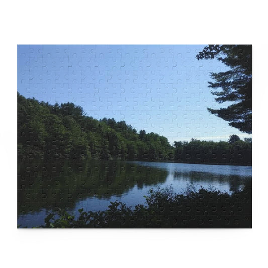 Tranquil Nature Puzzle - 120/252/500 Pieces, Relaxing Evening Scene, Perfect Gift for Nature Lovers, Family Bonding, Games Night