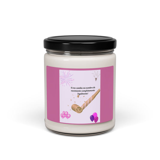 Scented Coconut Soy Candle with Motivational Quote, Home Fragrance Gift, Relaxation Candle, Birthday Gift, Self-Care, Wellness