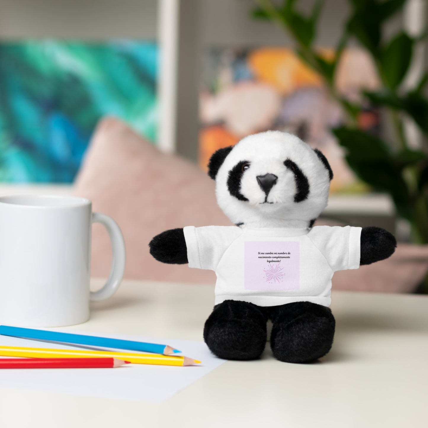 Custom Stuffed Animal with Tee | Personalized Cuddly Bear | Gift for Kids, Birthdays, Holidays, Keepsake, Snuggly Toy