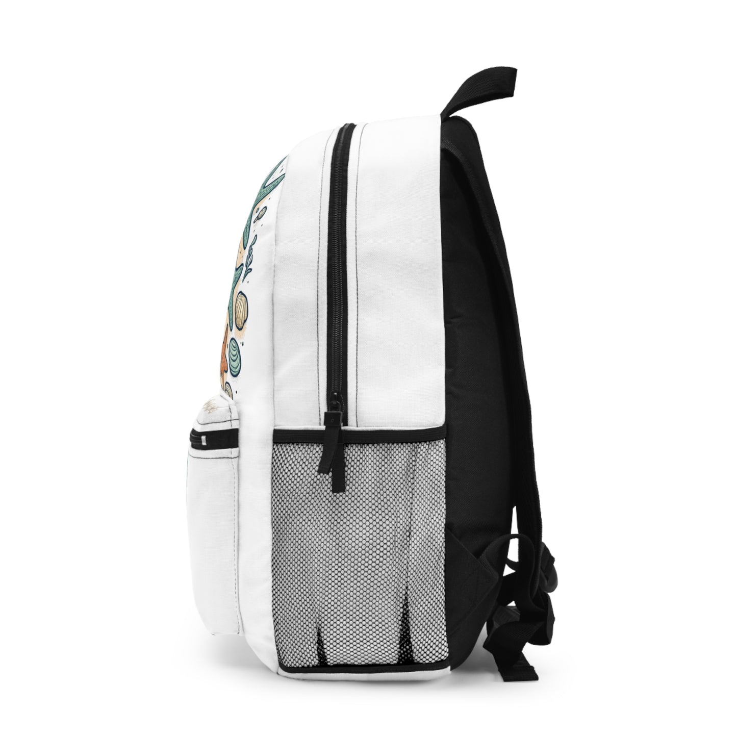 Ocean-Inspired Dolphin Backpack, Beach Bag, Nautical Accessories, Travel Gear, Cute Gift for Kids, School Backpack