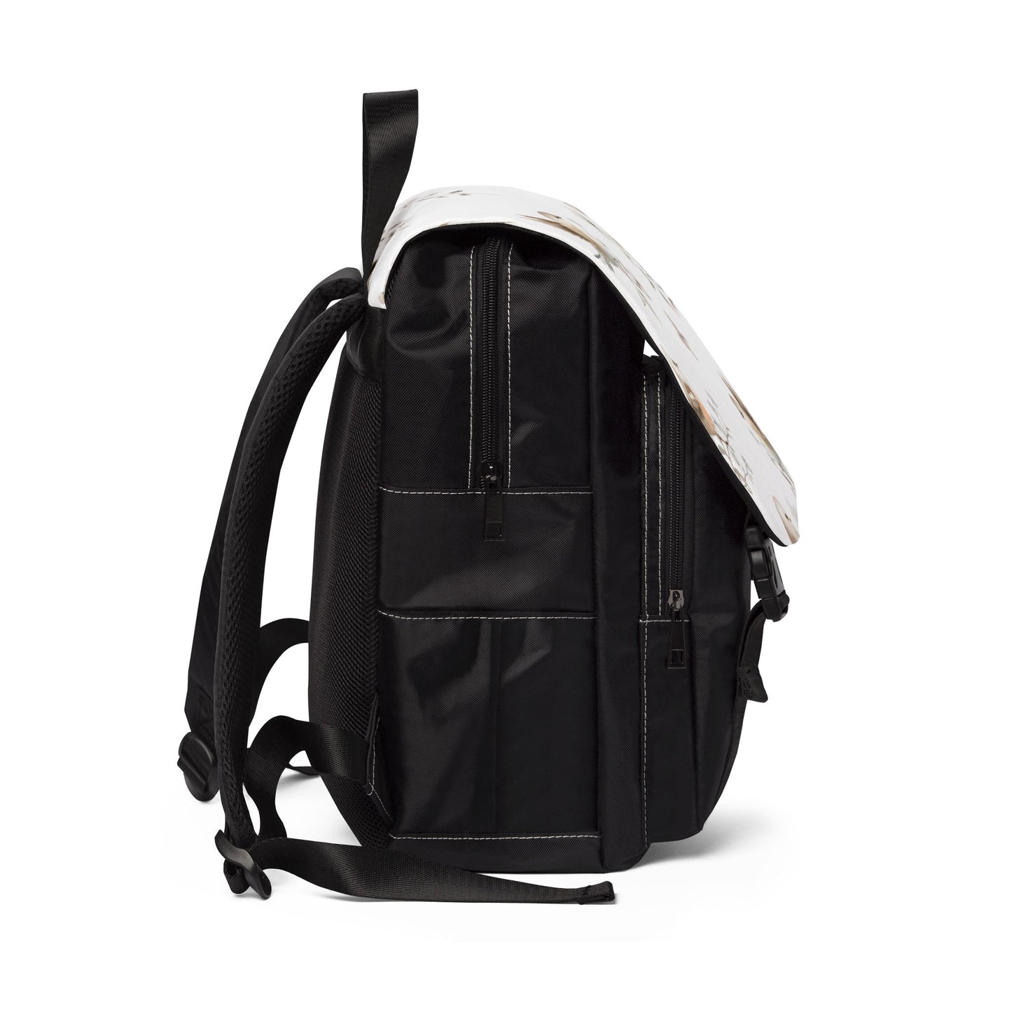 Birds & Blossoms Shoulder Backpack - Floral Bird Print Casual Backpack