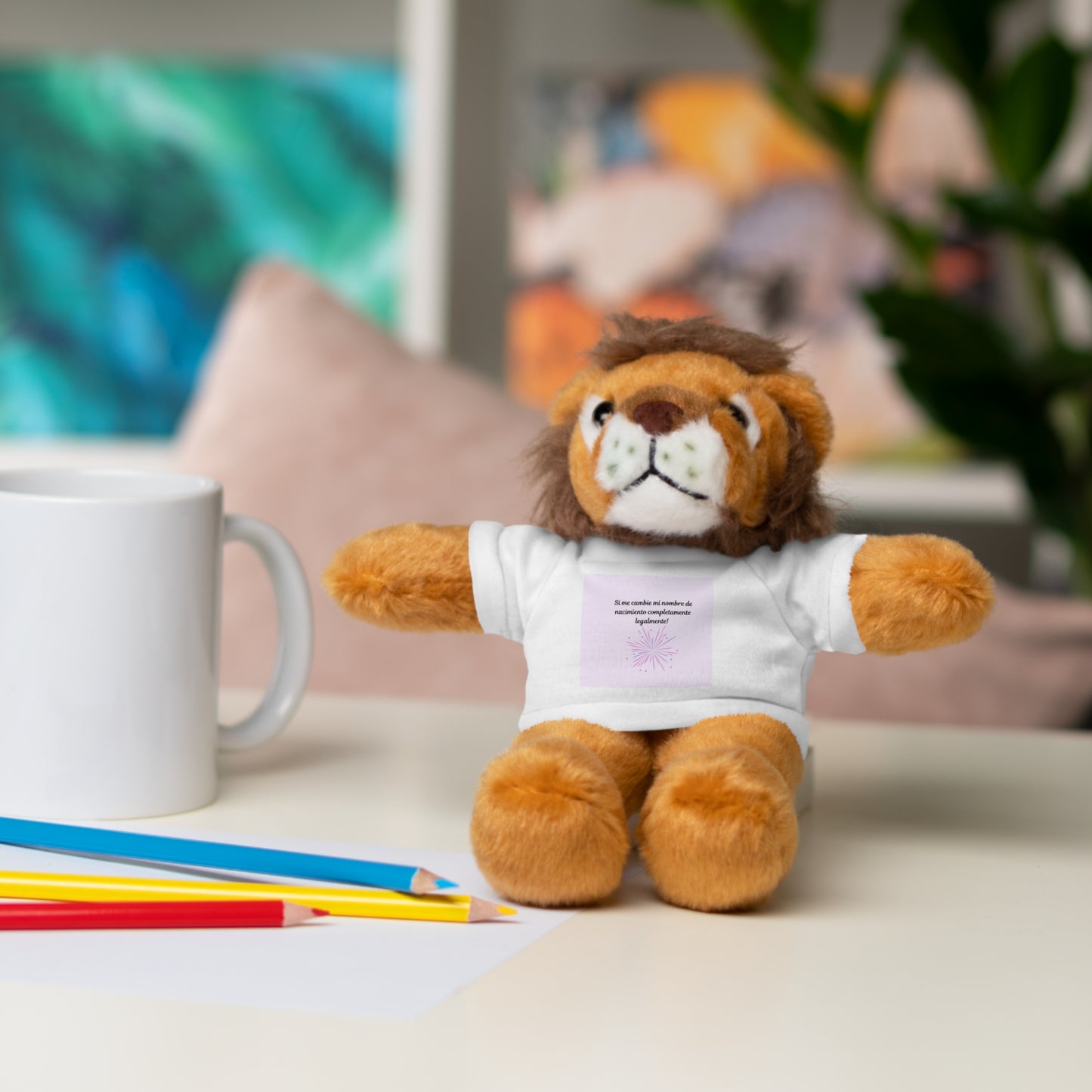 Custom Stuffed Animal with Tee | Personalized Cuddly Bear | Gift for Kids, Birthdays, Holidays, Keepsake, Snuggly Toy