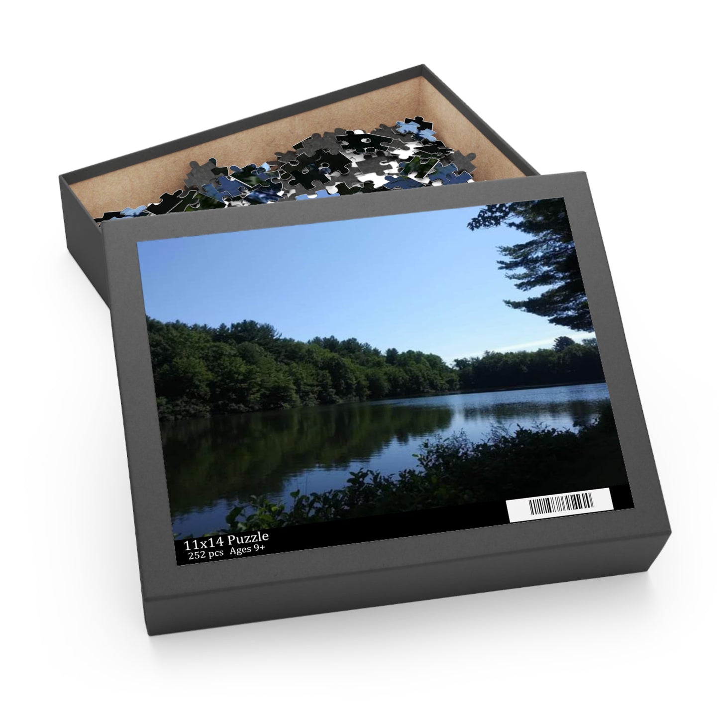 Tranquil Nature Puzzle - 120/252/500 Pieces, Relaxing Evening Scene, Perfect Gift for Nature Lovers, Family Bonding, Games Night