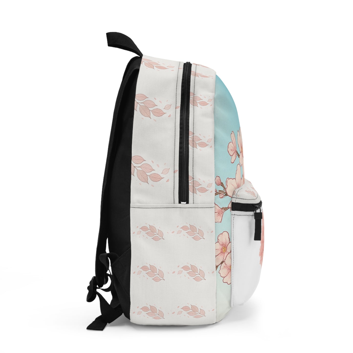 Cherry Blossom Backpack | Floral Travel Bag, School Bag, Gift for Nature Lovers, Lumbar Support Daypack, Eco-Friendly Design
