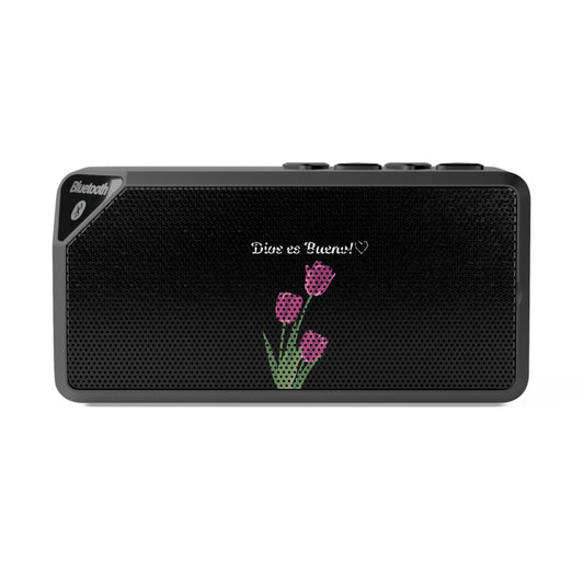Bluetooth Speaker with Floral Design, Dios es Sueños, Portable Speaker, Music Lover Gift, Home Decor, Party Essential