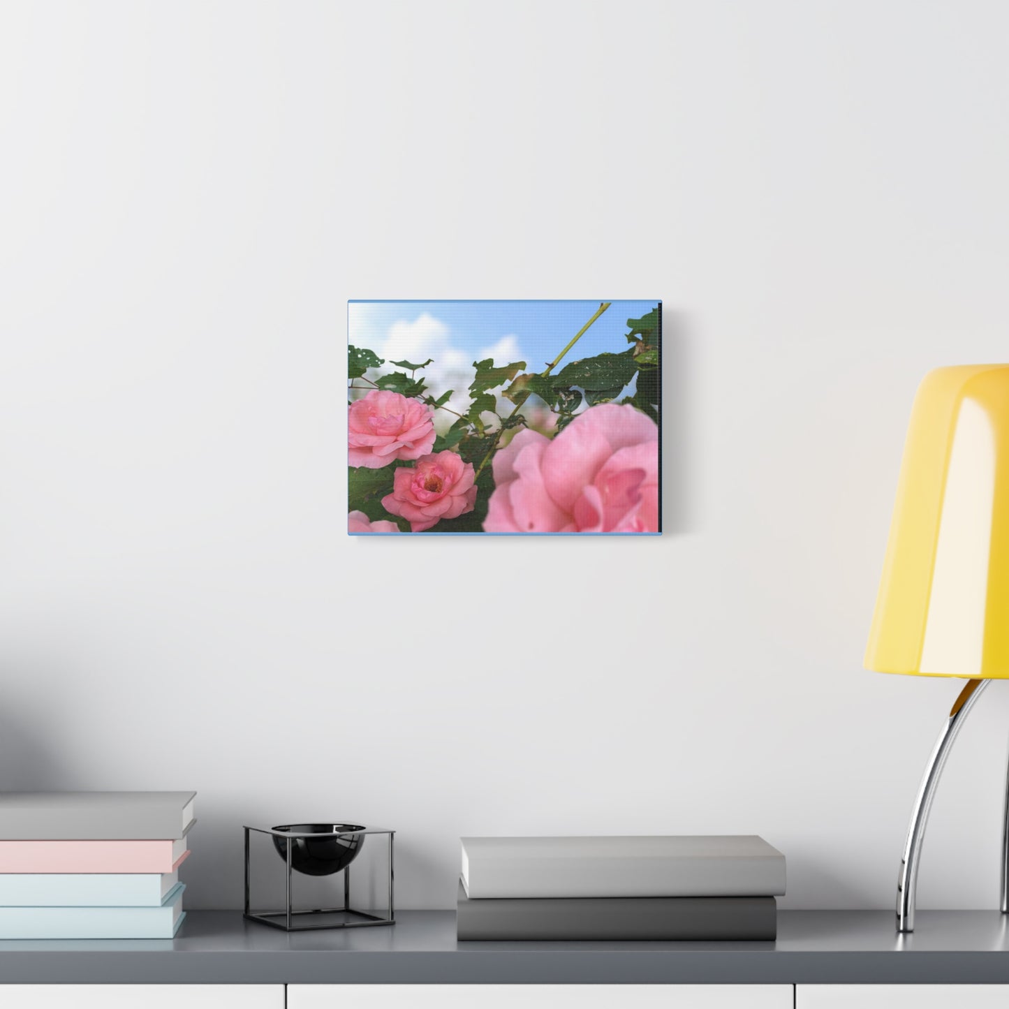 Pink Rose Canvas Art Print, Home Decor, Floral Wall Art, Gift for Her, Mother's Day Decoration