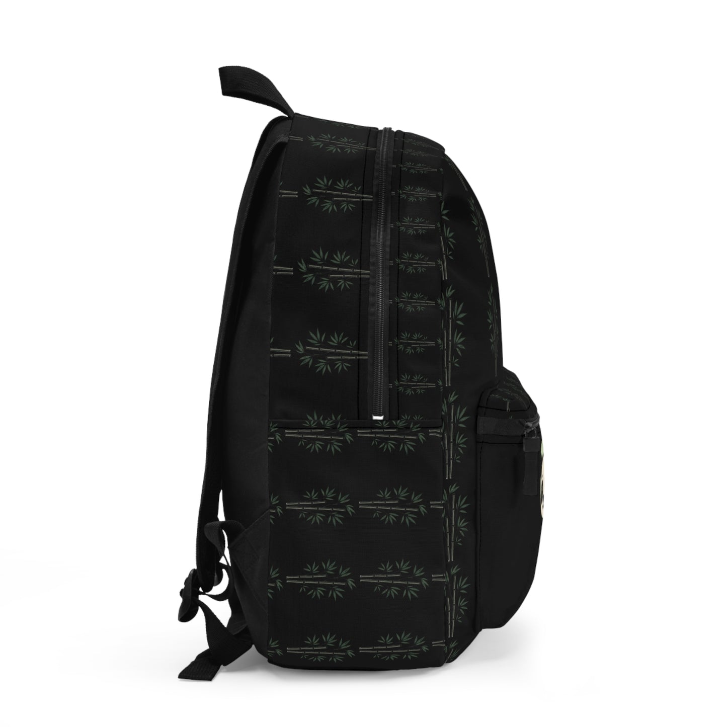 Panda Print Backpack, Cute School Bag, Eco-Friendly Backpack, Animal Lovers Gift, Nature-Inspired Backpack, Trendy Student Backpack