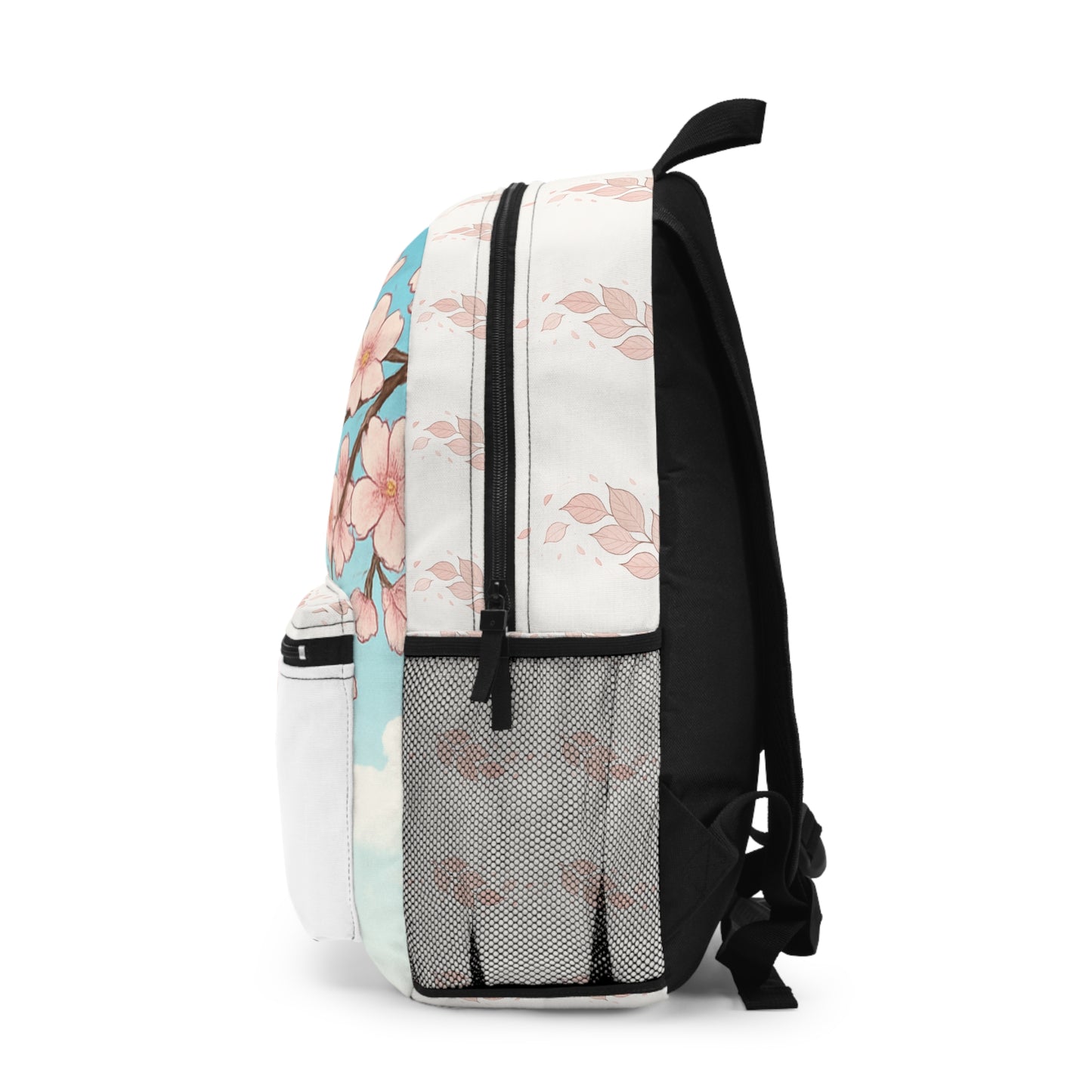 Cherry Blossom Backpack | Floral Travel Bag, School Bag, Gift for Nature Lovers, Lumbar Support Daypack, Eco-Friendly Design