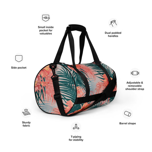 All-over print gym bag