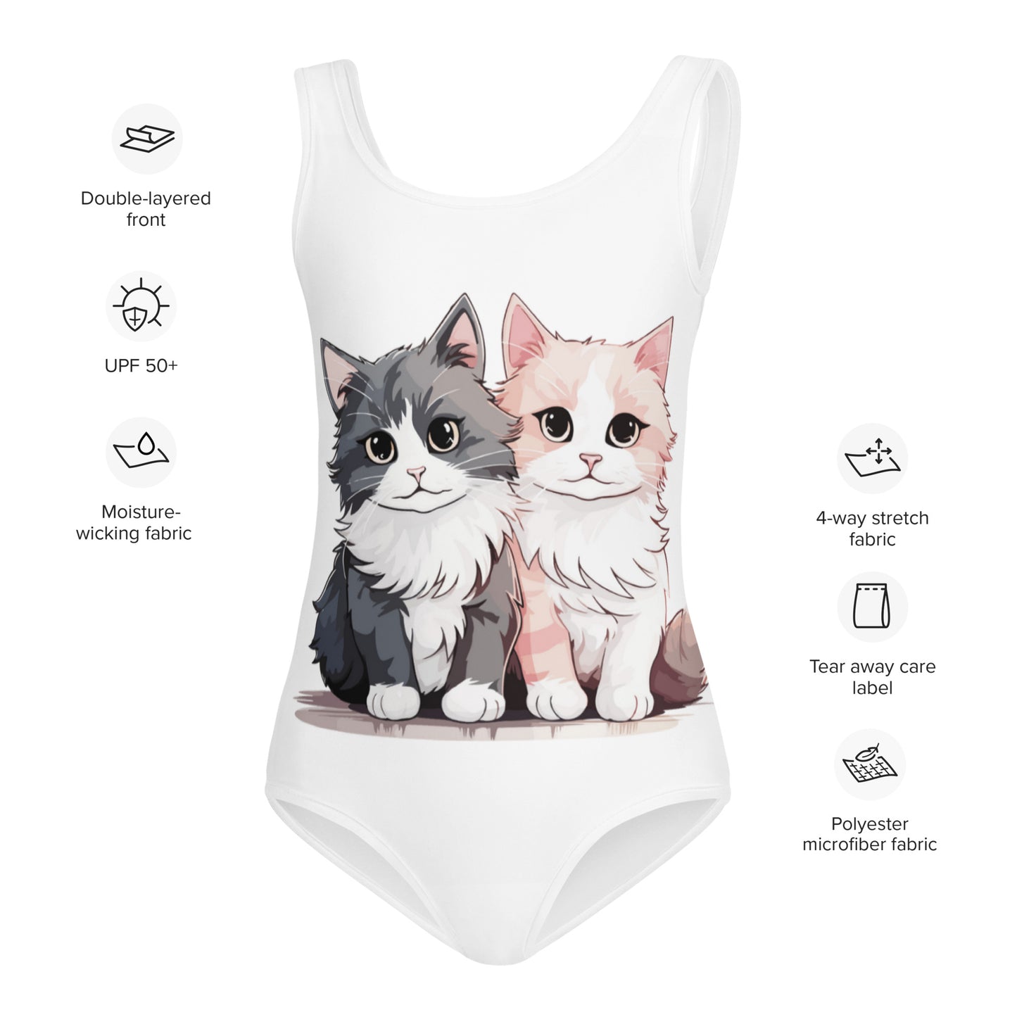 All-Over Print Kids Swimsuit
