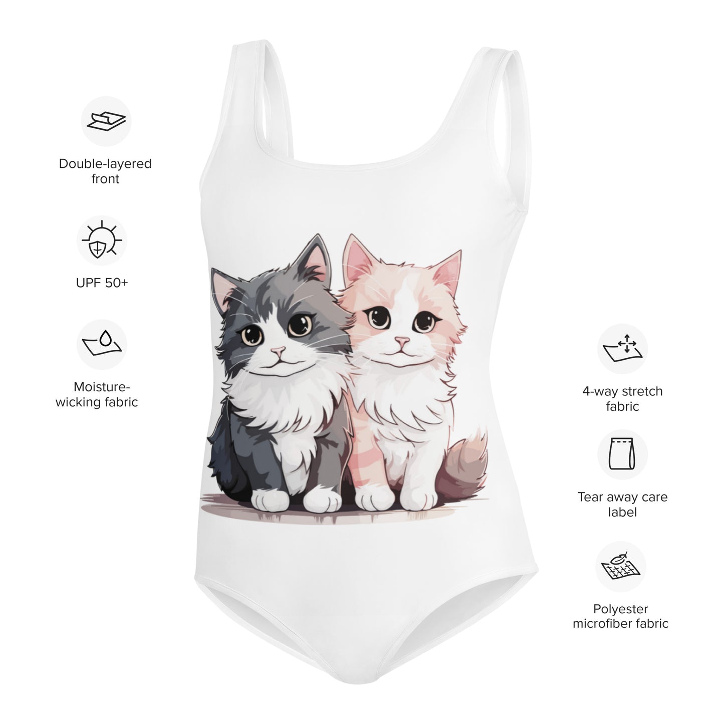 All-Over Print Youth Swimsuit
