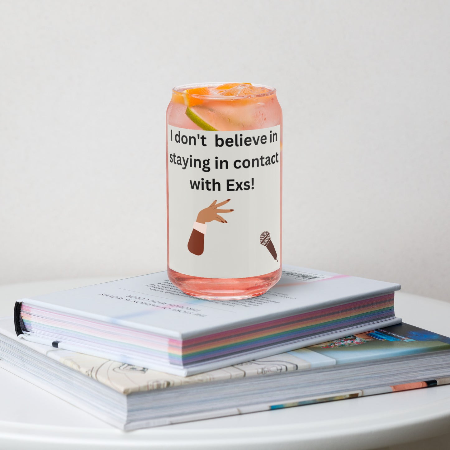 Can-shaped glass