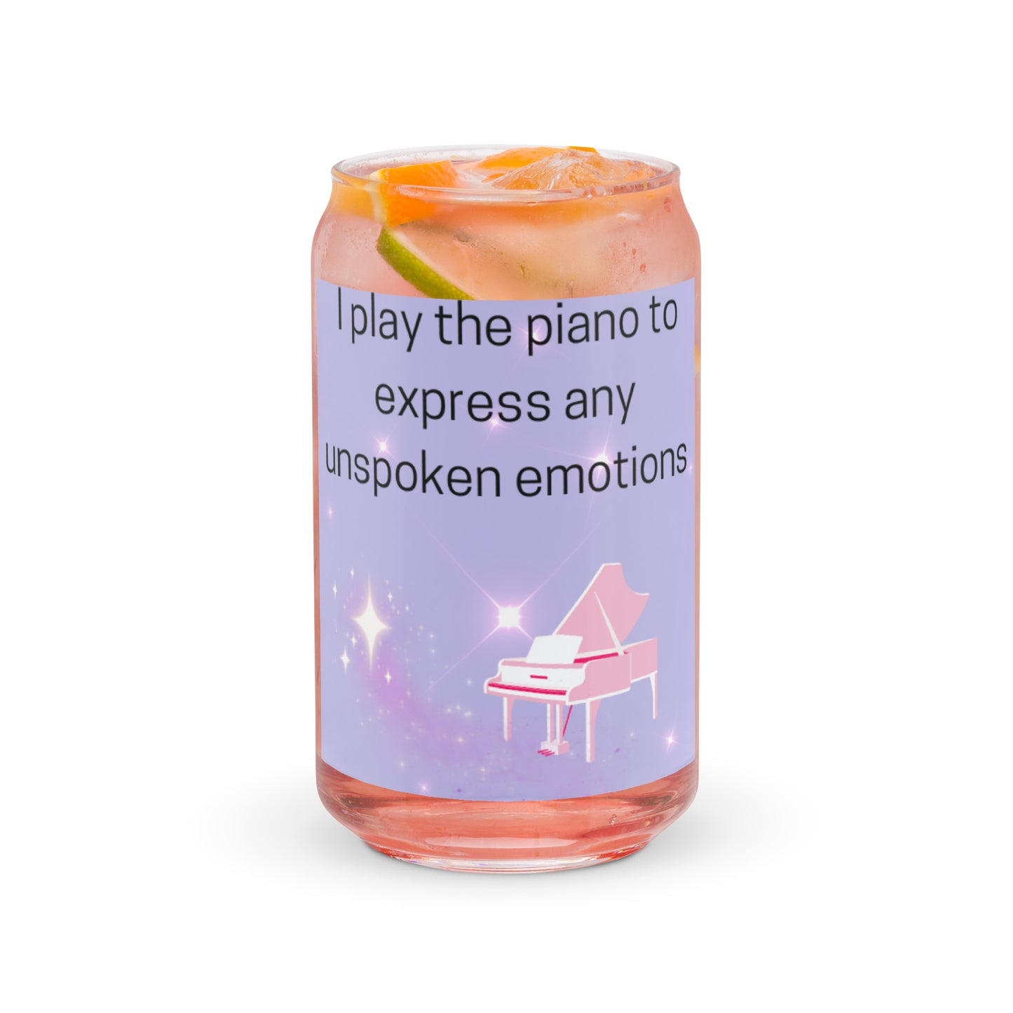 Can-shaped glass