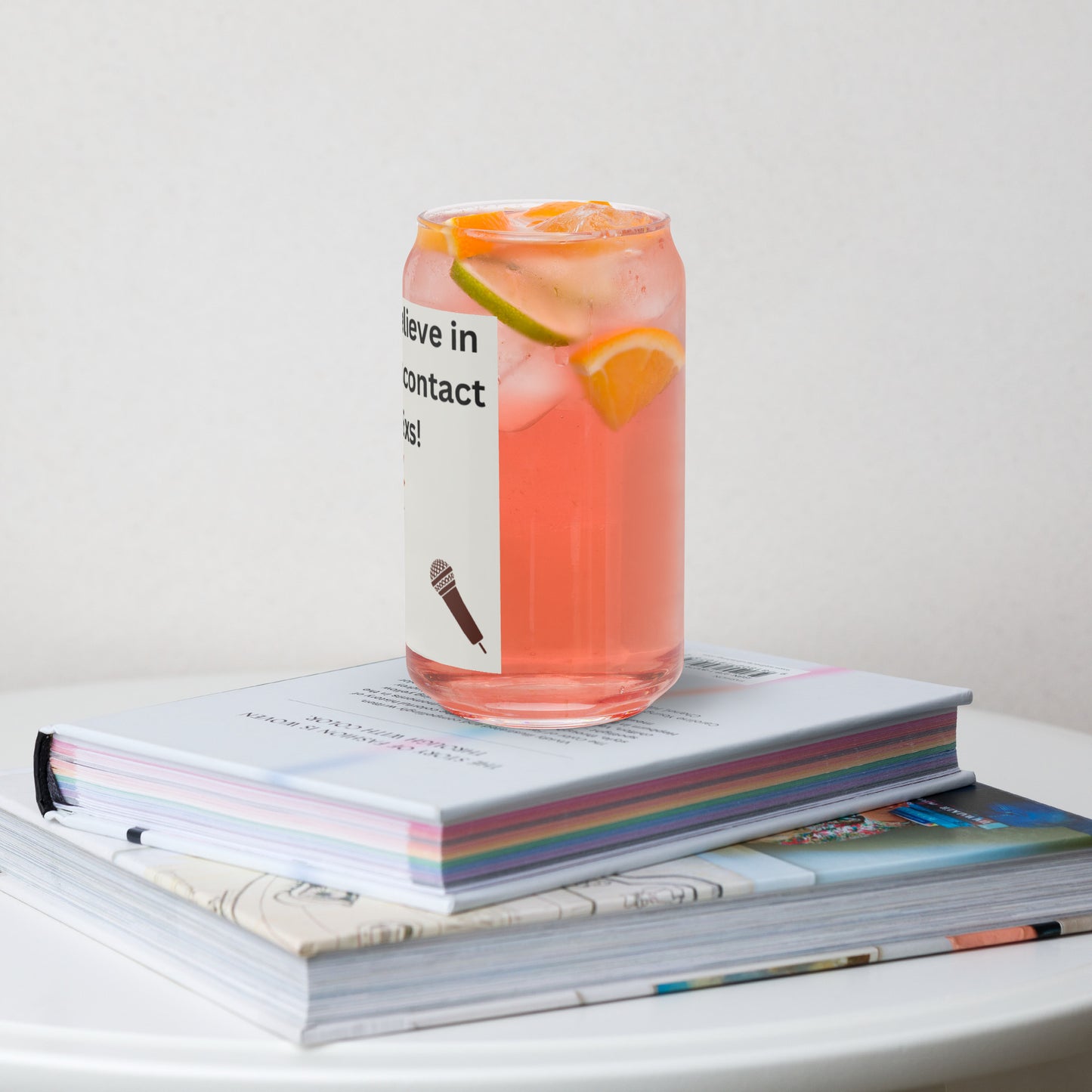 Can-shaped glass