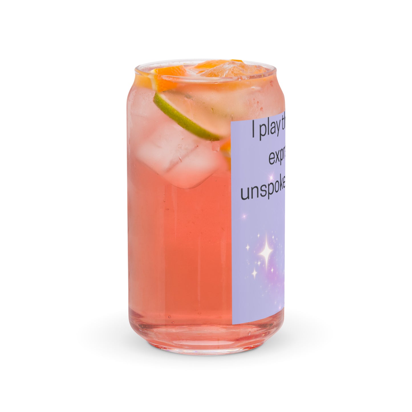 Can-shaped glass
