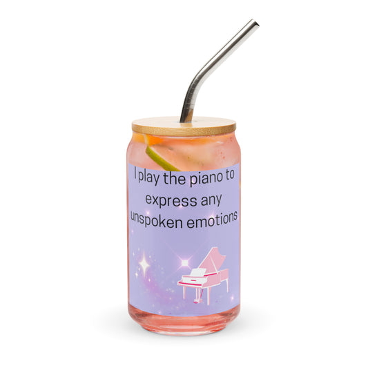 Can-shaped glass