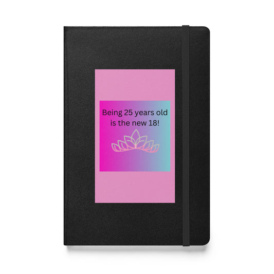 Hardcover bound notebook