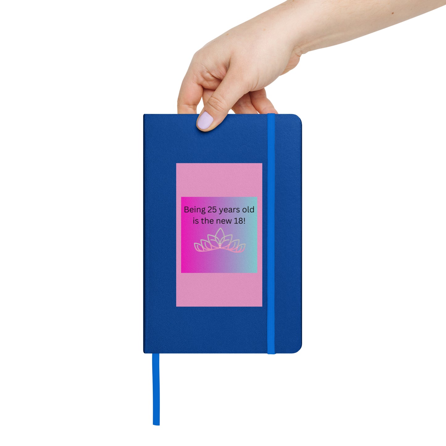 Hardcover bound notebook