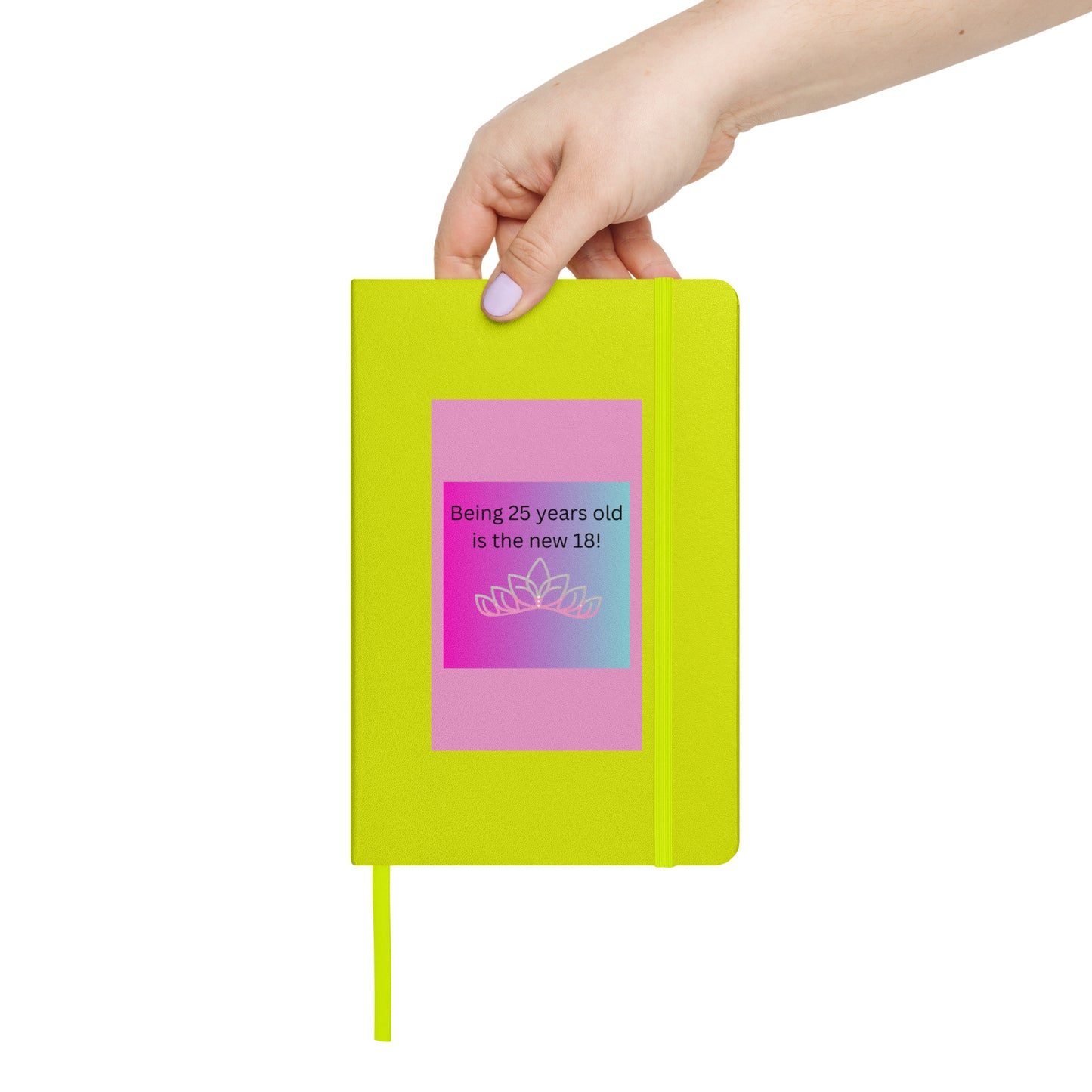 Hardcover bound notebook