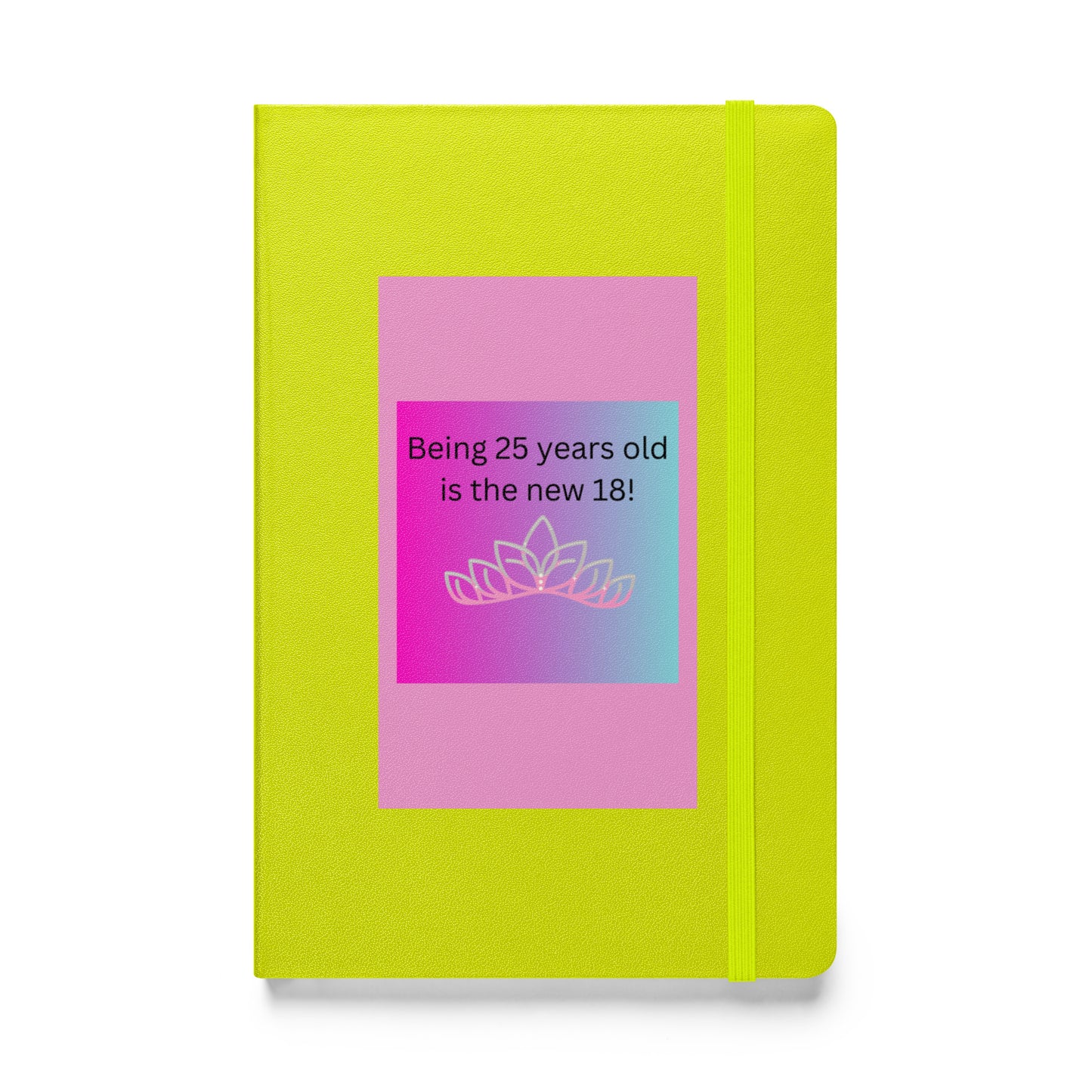 Hardcover bound notebook