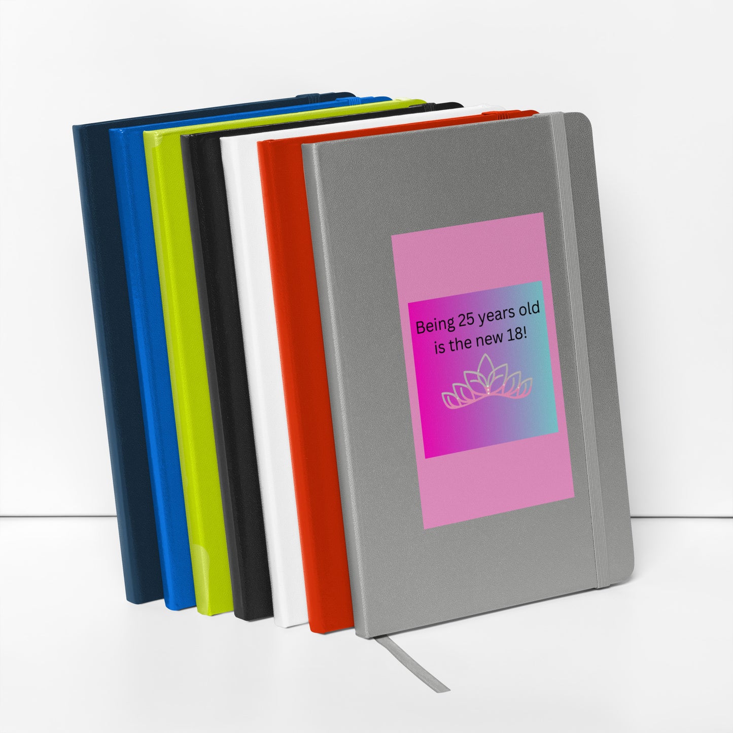 Hardcover bound notebook