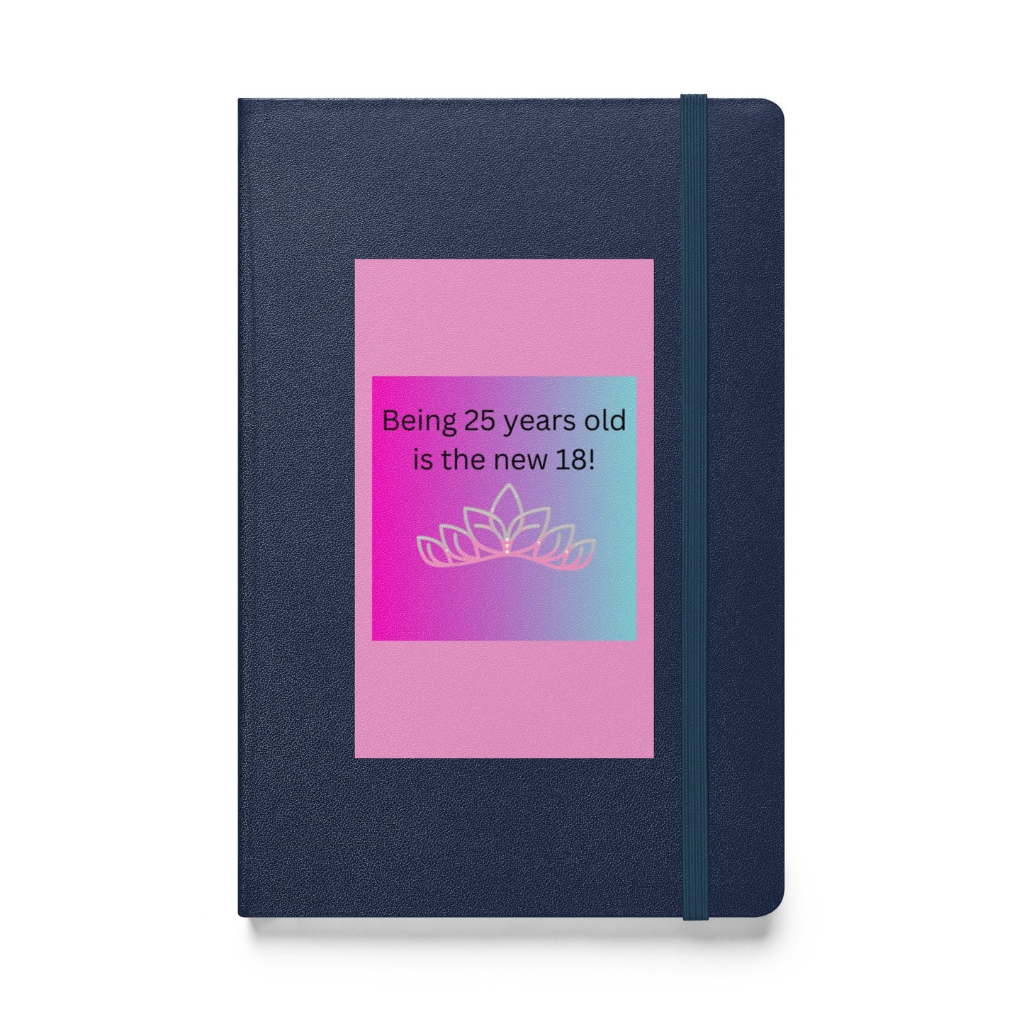 Hardcover bound notebook