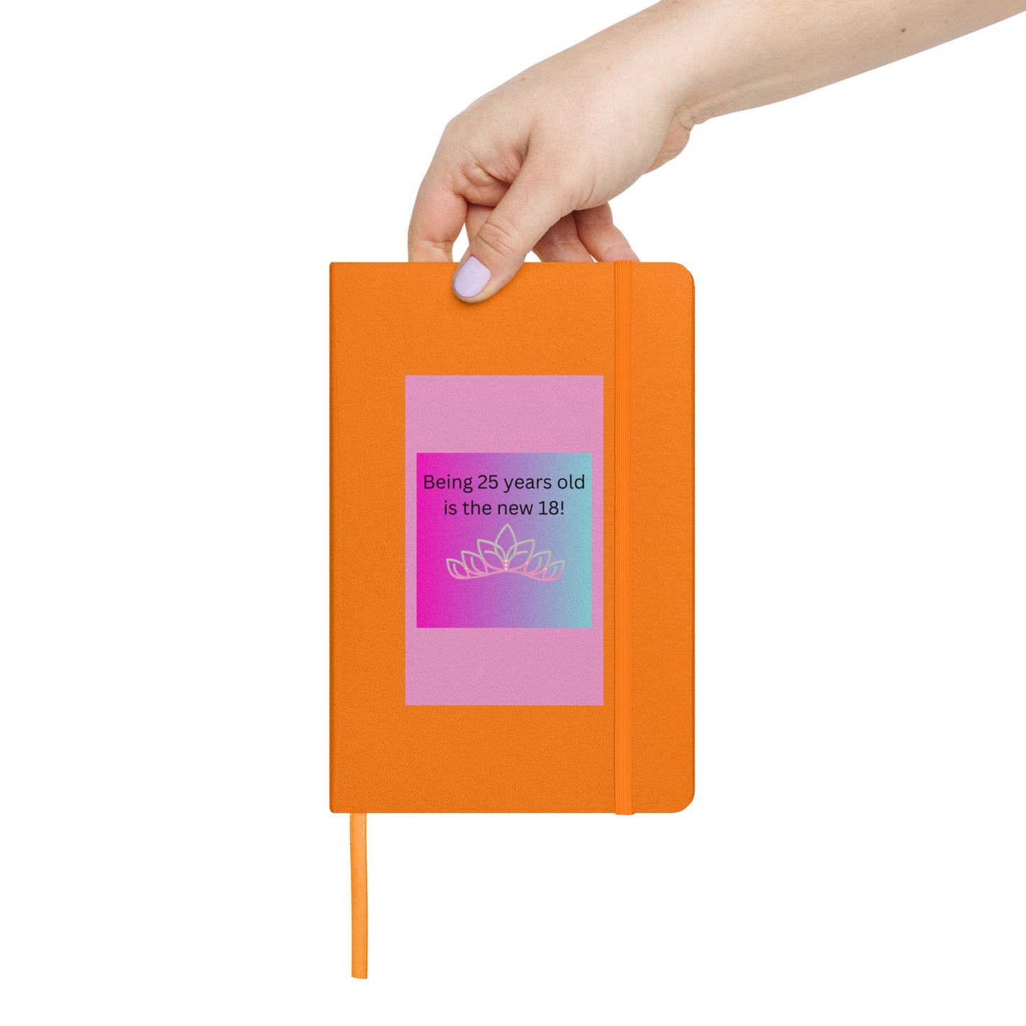 Hardcover bound notebook