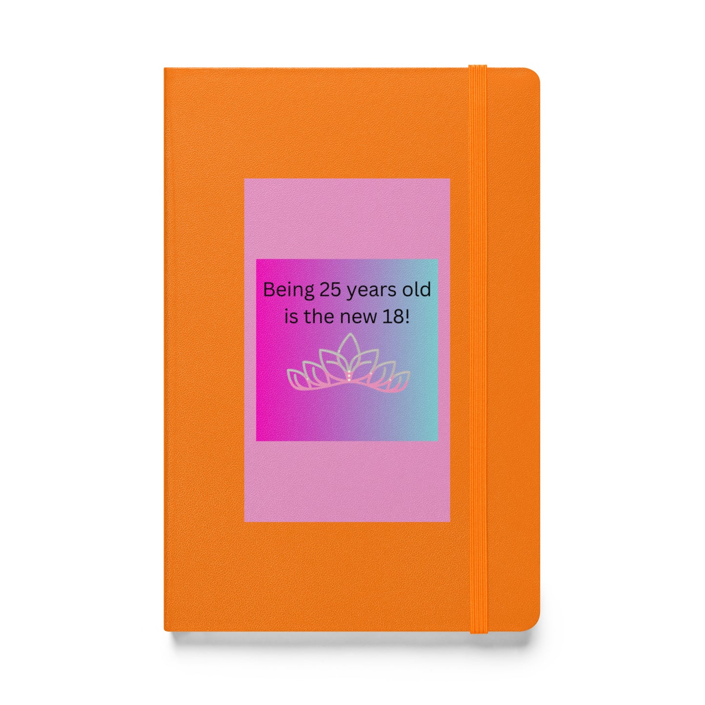 Hardcover bound notebook