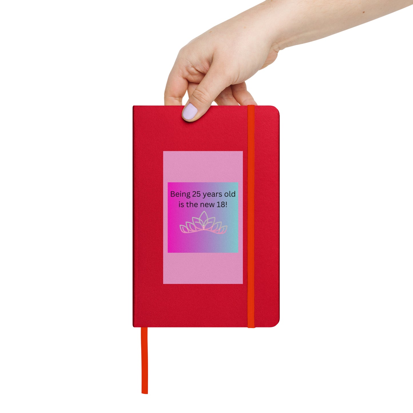 Hardcover bound notebook