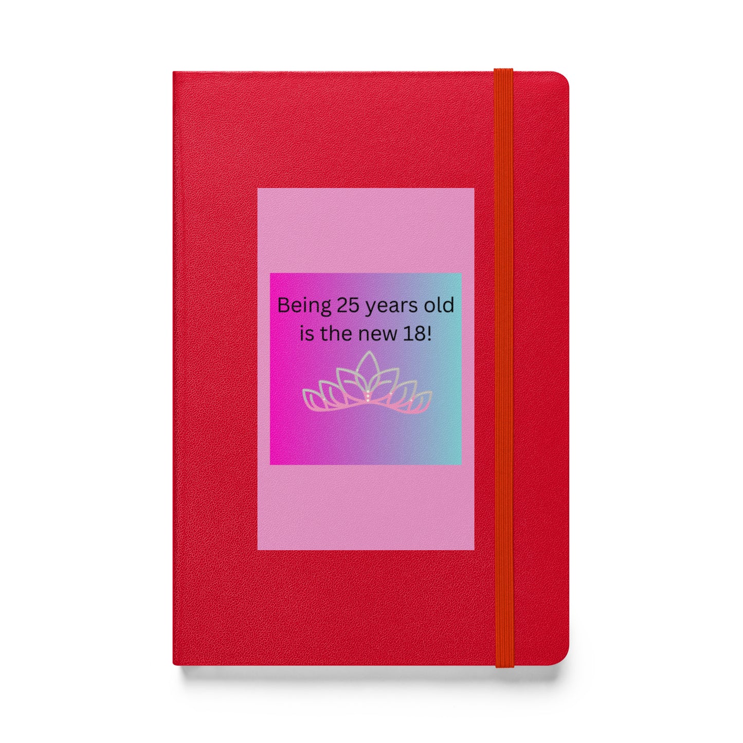 Hardcover bound notebook