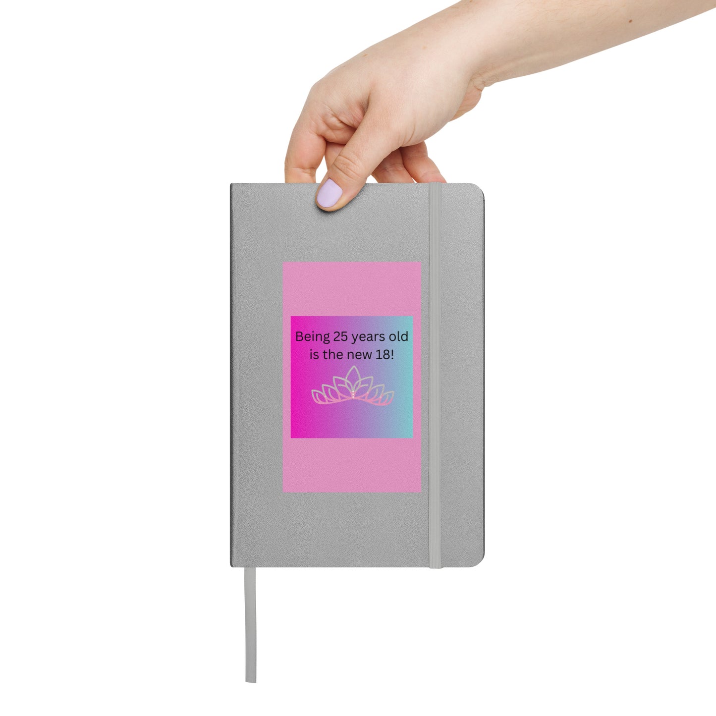 Hardcover bound notebook