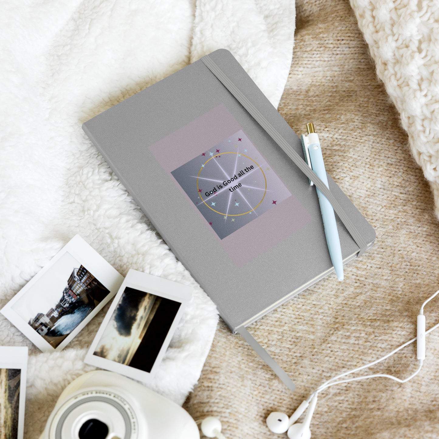 Hardcover bound notebook