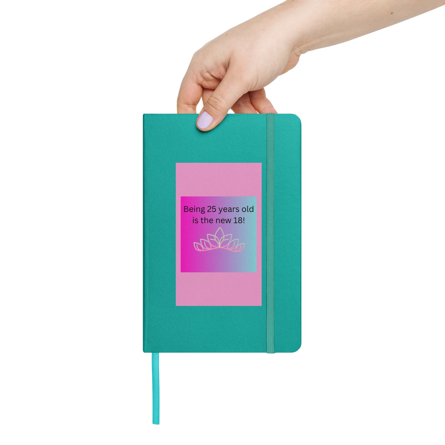 Hardcover bound notebook