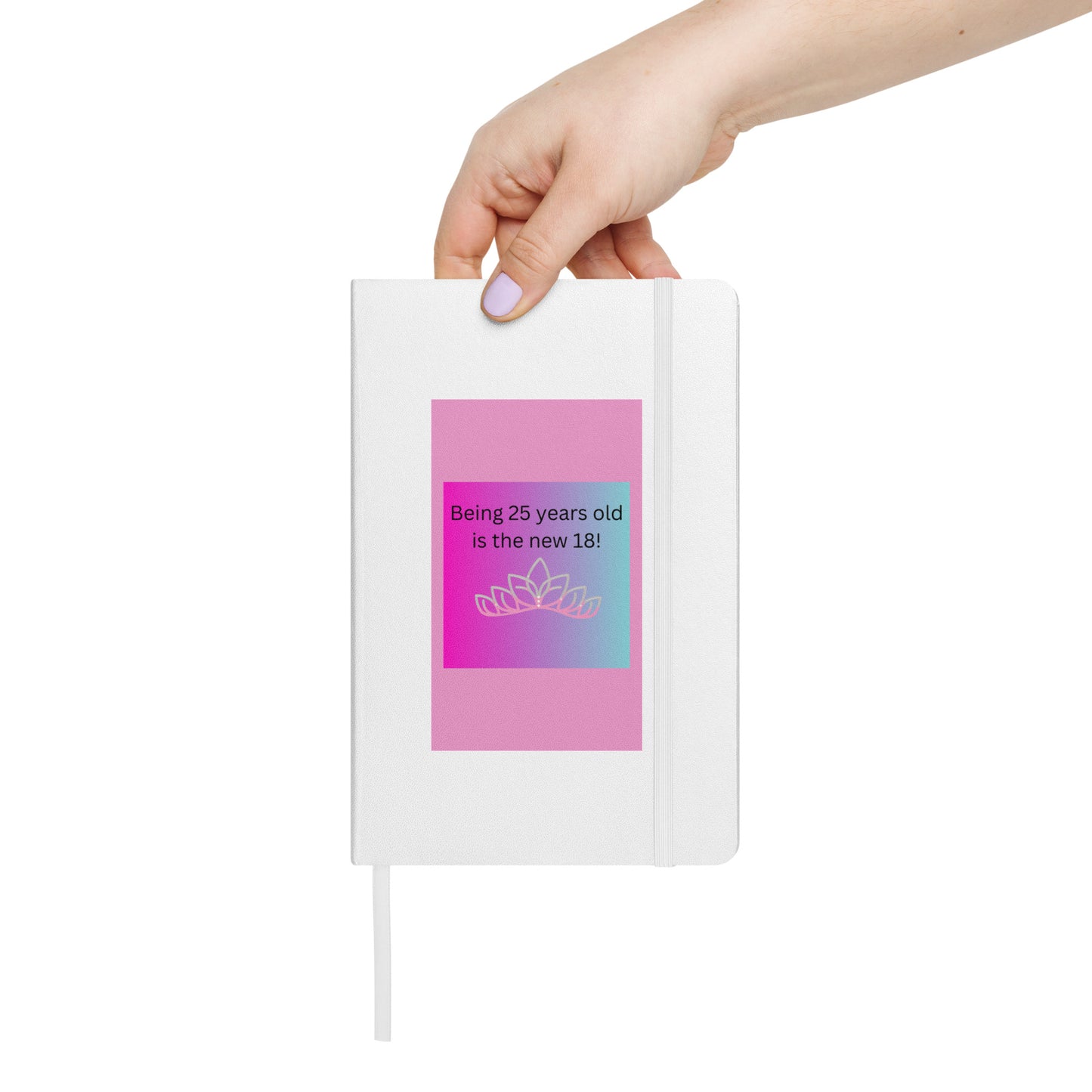 Hardcover bound notebook