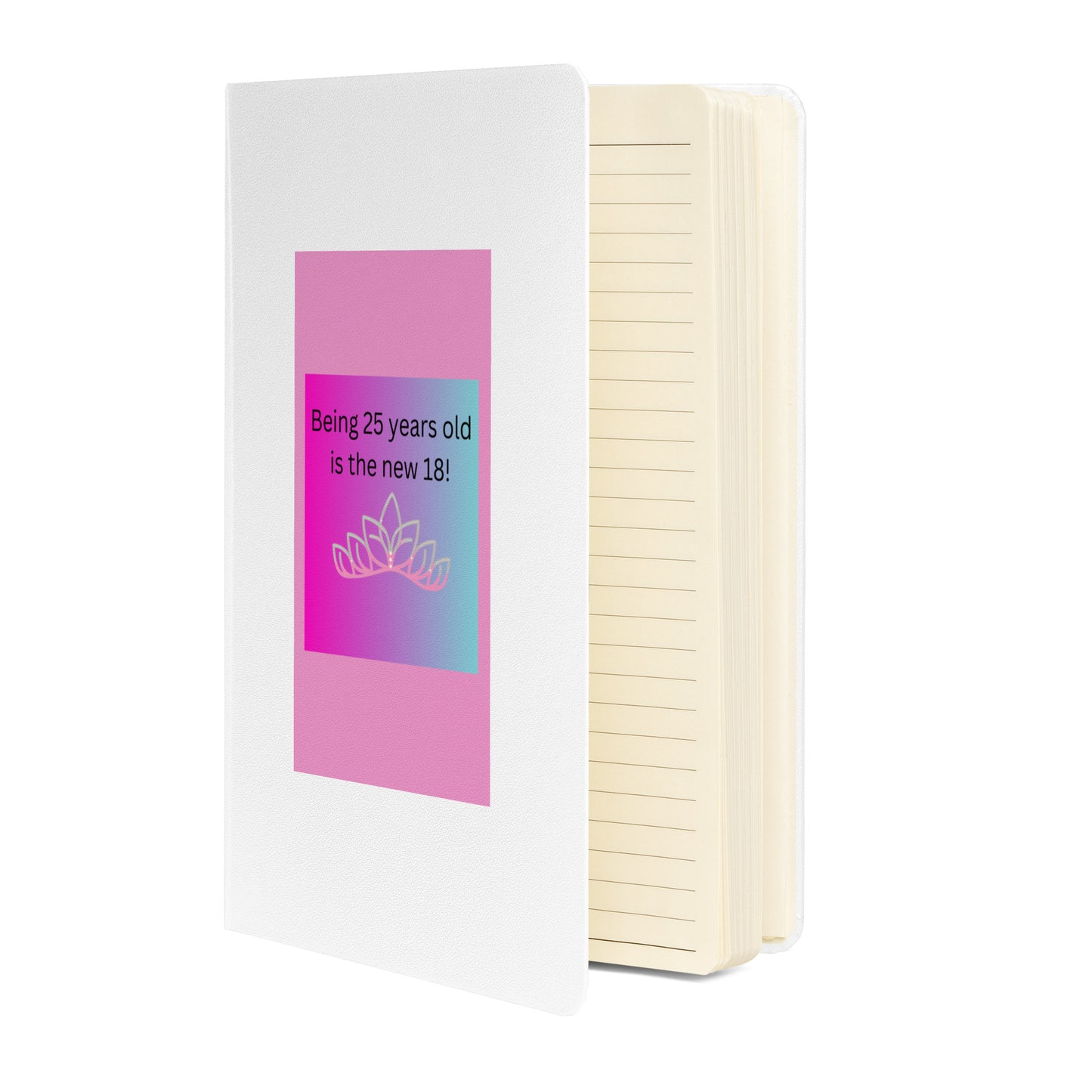 Hardcover bound notebook