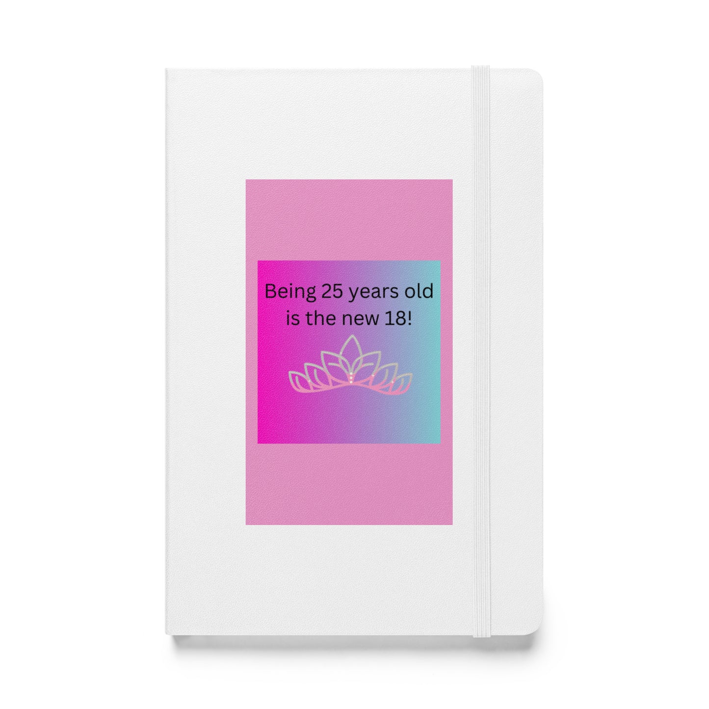 Hardcover bound notebook