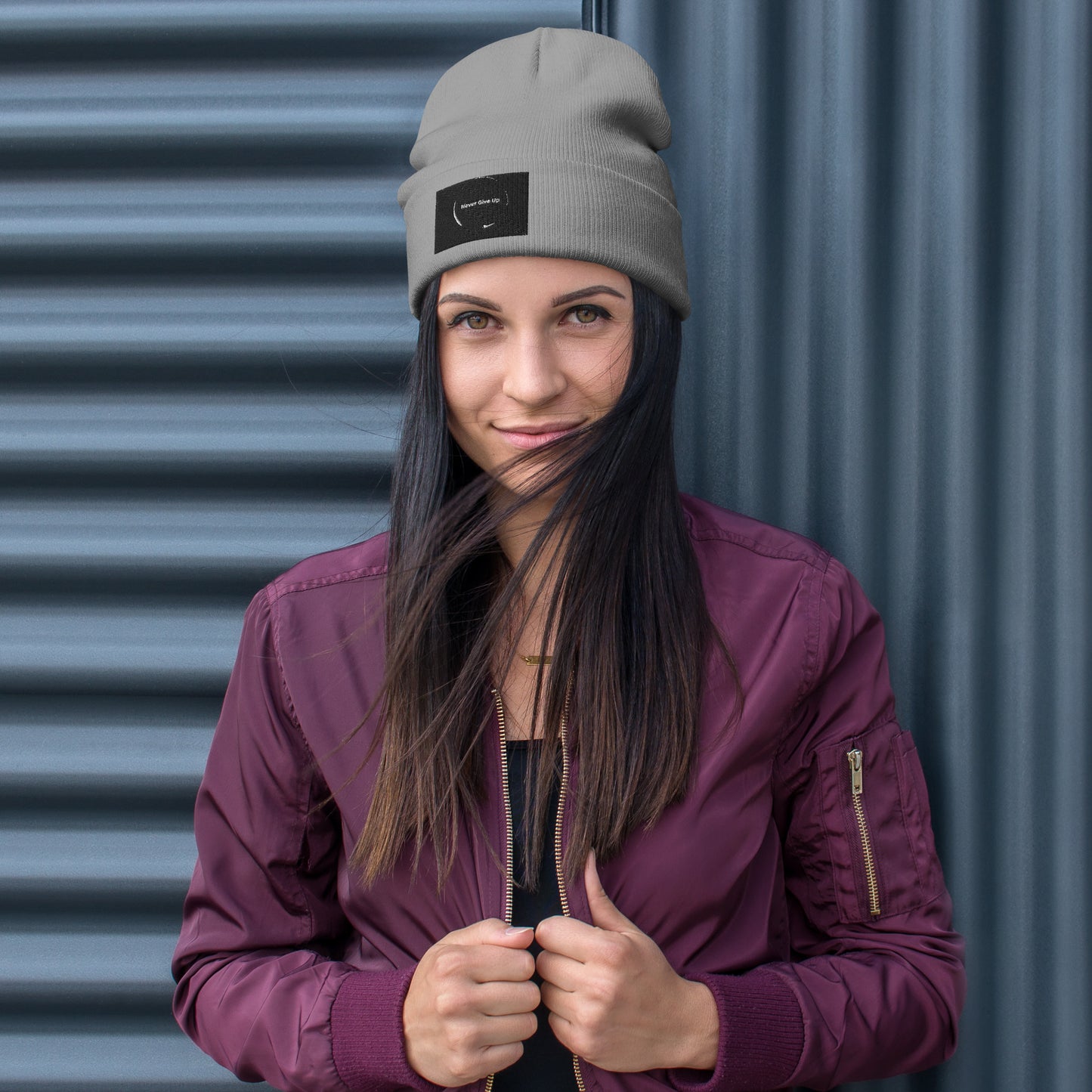 Embroidered Beanie