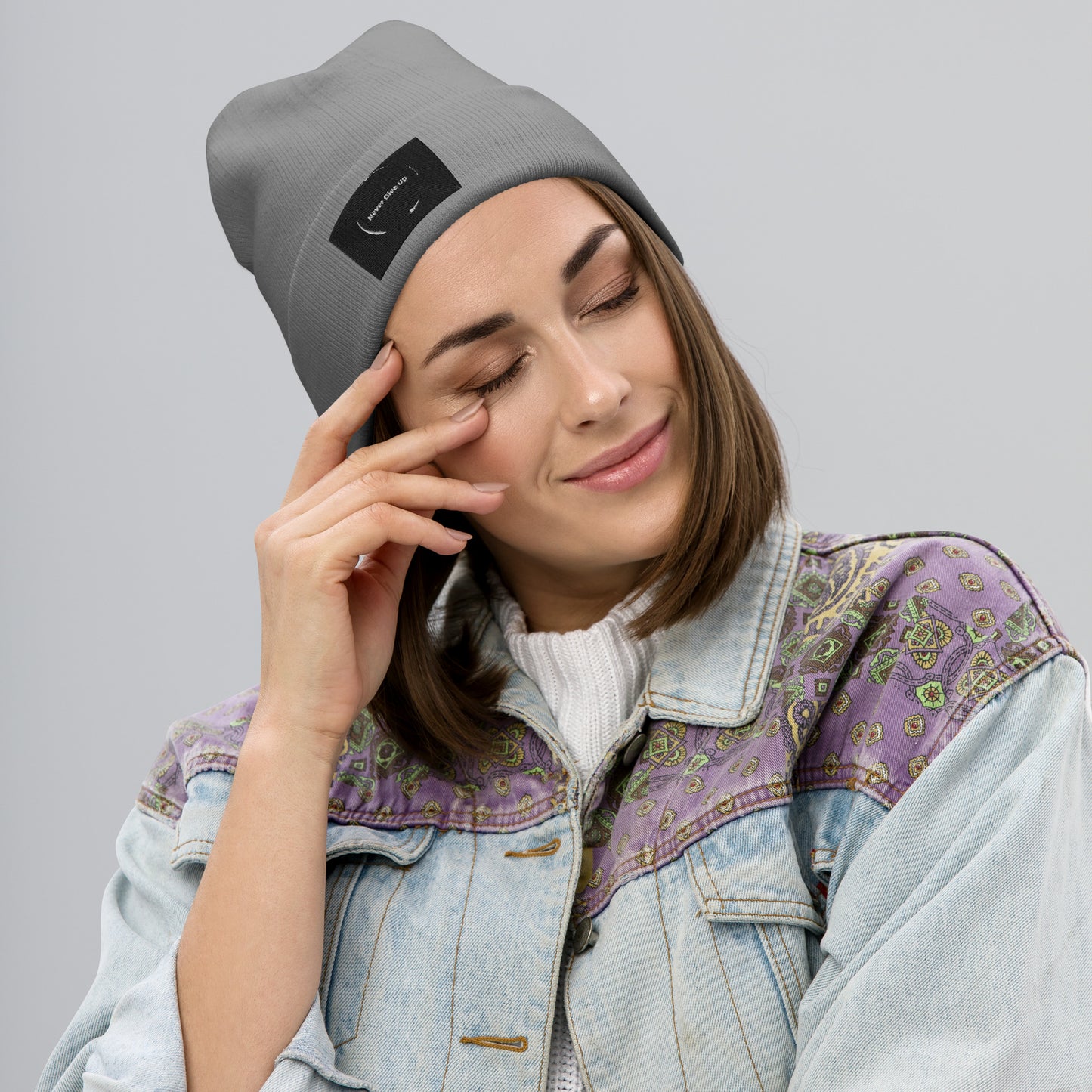 Embroidered Beanie