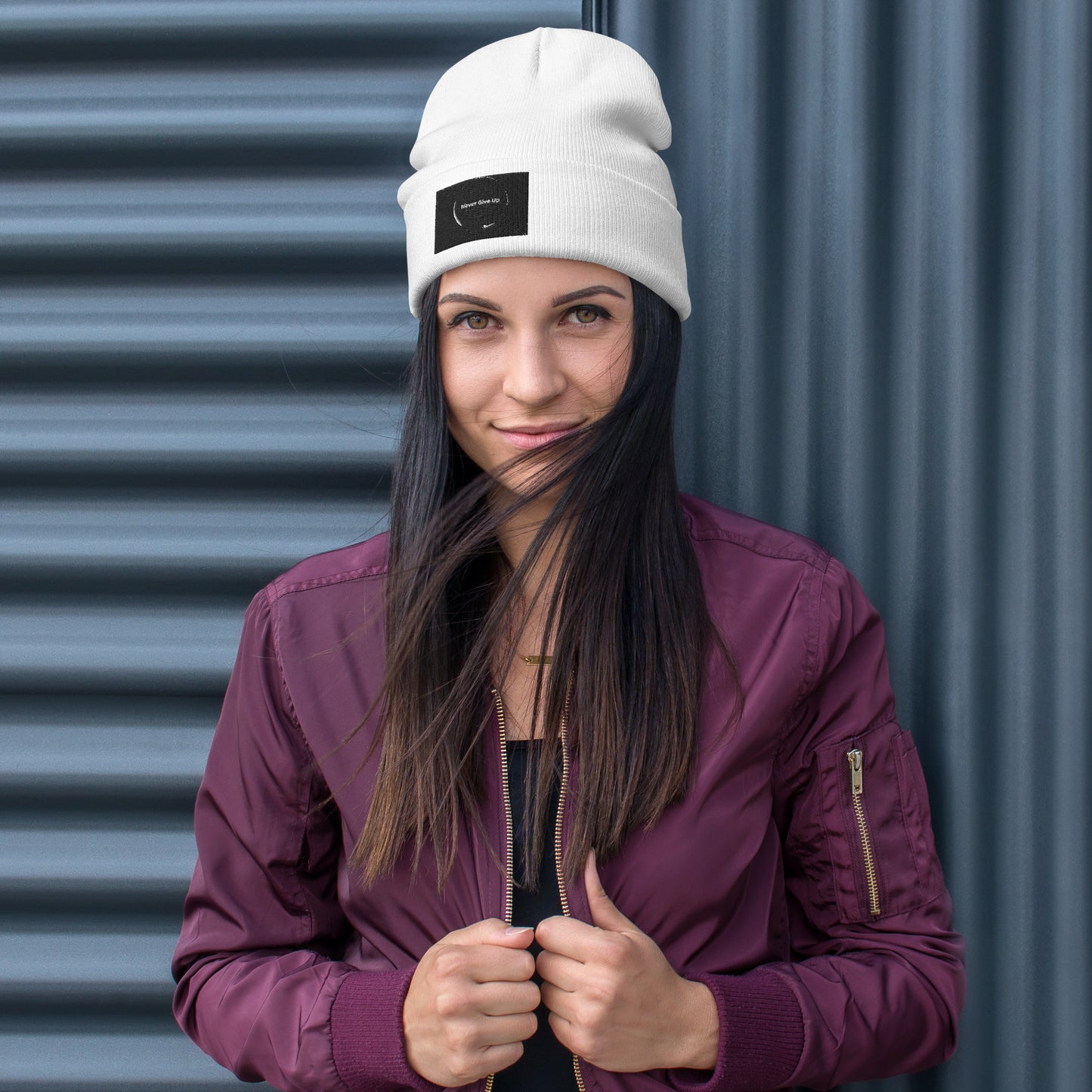 Embroidered Beanie