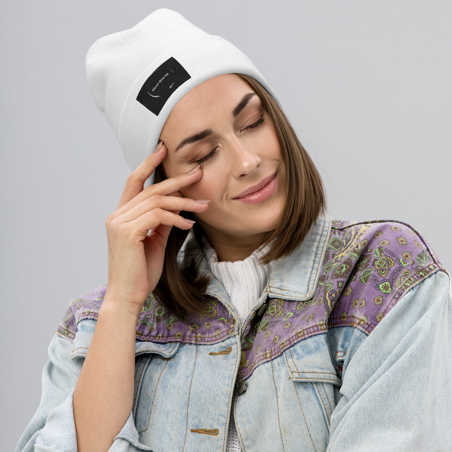 Embroidered Beanie