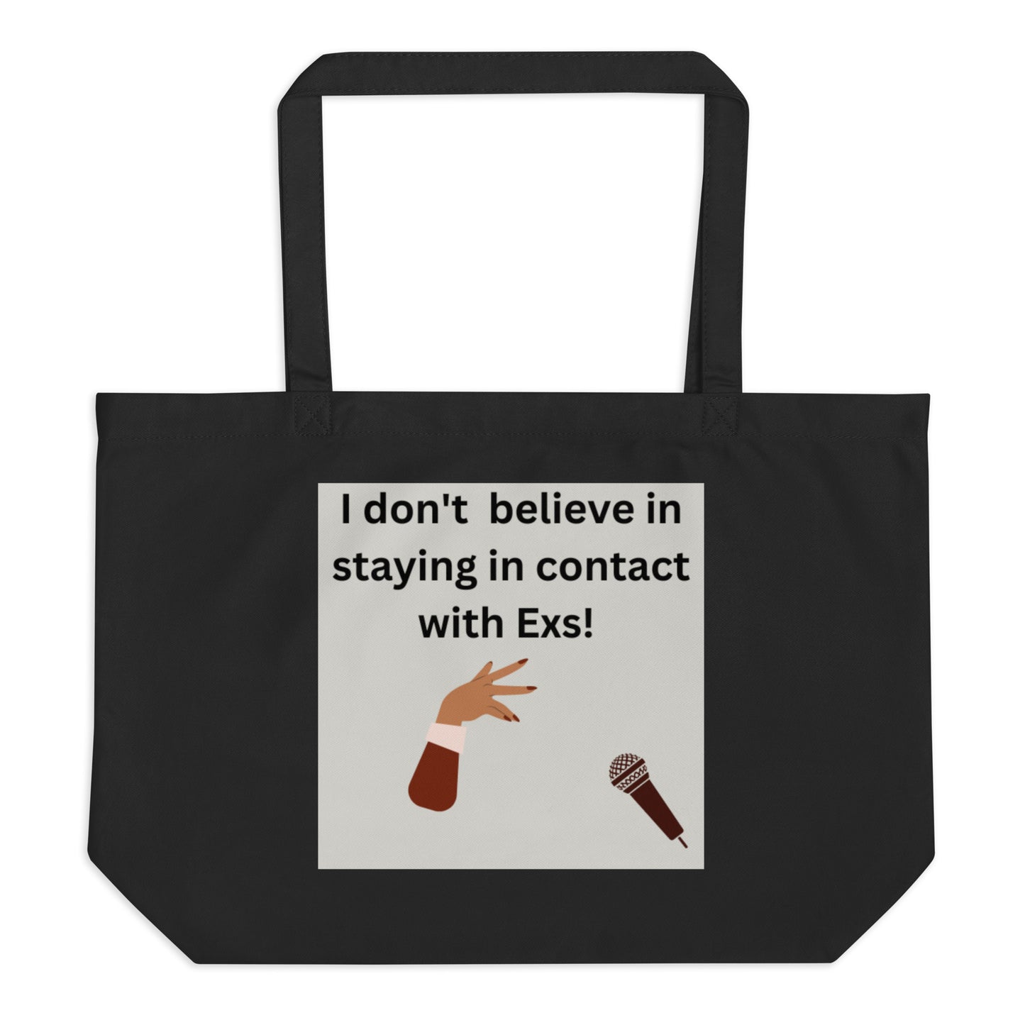 Large organic tote bag