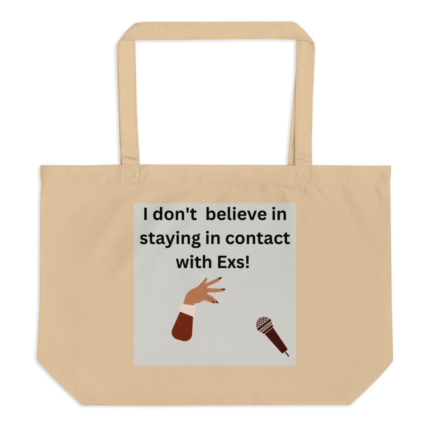 Large organic tote bag